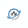 Mountain-orbit athleisure logo